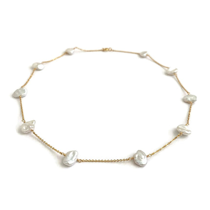 Exquisite Ladies Gold Plated White Pearls Bracelets-Pearl