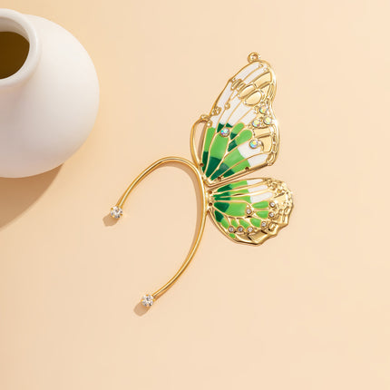 Nature creative colorful Butterfly earrings