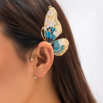 Nature creative colorful Butterfly earrings