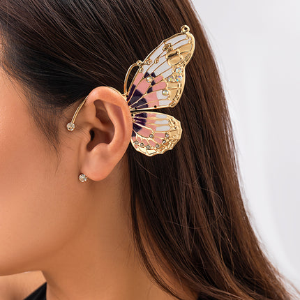 Nature creative colorful Butterfly earrings