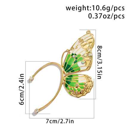 Nature creative colorful Butterfly earrings