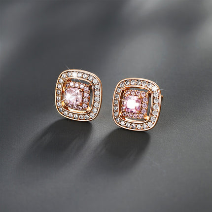 A Niche Temperament Luxurious and Exquisite Earrings-Round Disc